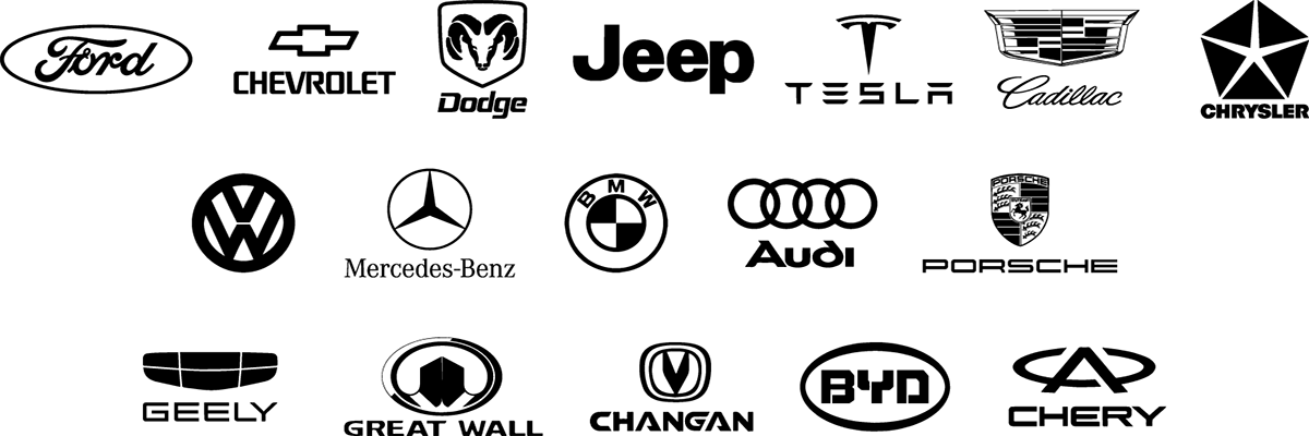 Marcas automotrices y de maquinaria con las que trabajamos